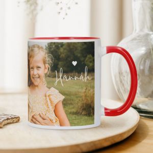 Mug personnalis&eacute; - Rouge
