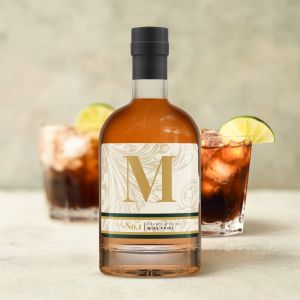 Cadeau personnalisé rhum brun - YourSurprise - Étiquette imprimée