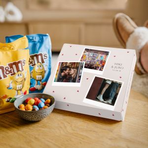 Coffret cadeau M&M"s personnalisé - 2 sachets