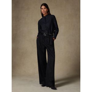 Chemise helene en oxford noir<br />   taille : m