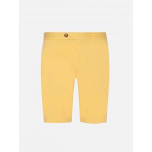 Bermuda classique en coton jaune<br />   taille : 42