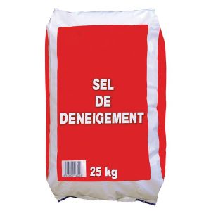 Sel de d&eacute;neigement en sac de 25 kg