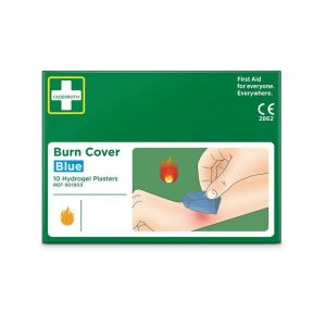 Pansement Cederroth bleu détectable pour brûlure
