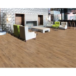 Parquet chêne massif 15 mm lame à coller Awilda 12x30-180 Chêne Country Argile brossé huilé