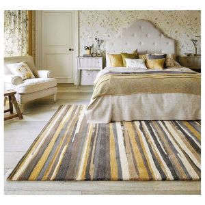Tapis moderne laine et viscose ray&eacute; tuft&eacute; main Elsdon 140x200 Multicolore