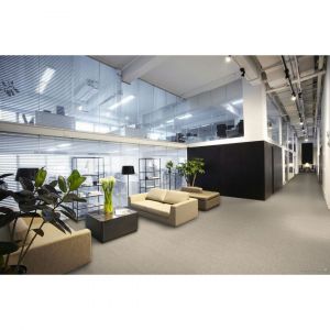 Moquette tissée plat polypropylène Falk 4 m Beige clair