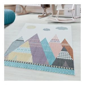 Tapis multicolore pour enfant rectangle Tipi