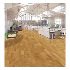 Parquet massif en chêne avec 4 chanfreins Skadi 14x40-180 Chêne Premium Bis brossé verni mat