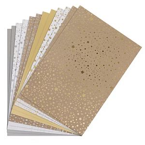 Heyda Bloc de papier "&eacute;toiles", 21 x 29,7 cm, 12 feuilles