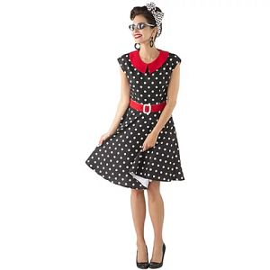 Robe "Rock'n'Roll", noir/blanc