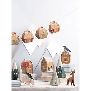 folia Kit créatif calendrier de l'Avent « paysage hivernal »