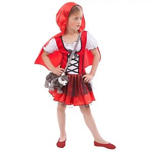 D&eacute;guisement "fille de la for&ecirc;t" pour enfants, rouge