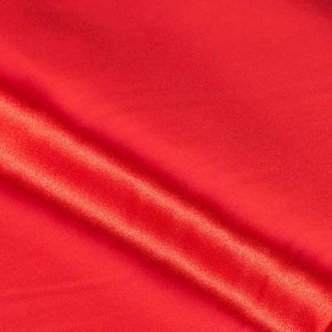 Tissu satin ignifuge, rouge