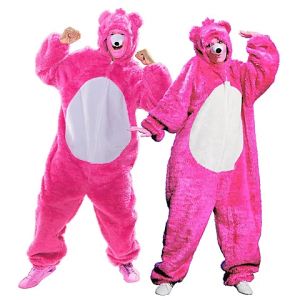 buttinette D&eacute;guisement d'ours, unisexe, rose vif