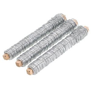 Fil recuit &agrave; lier, galvanis&eacute;, 3 bobines &agrave; 33 m