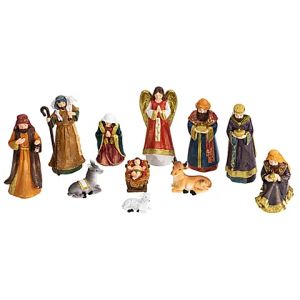 Santons pour cr&egrave;che, 1,5 - 11 cm