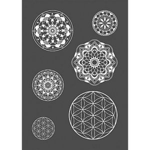 Rayher Pochoir pour sérigraphie "mandala"