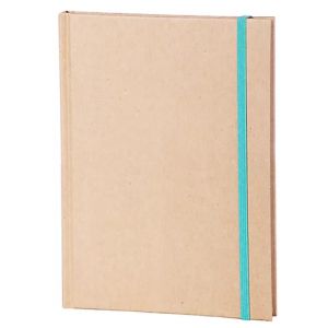 Carnet en carton, marron, 15 x 21 cm