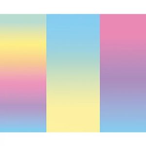 folia Papier calque effet vitrail "arc-en-ciel", 22,5 x 32 cm, 10 feuilles