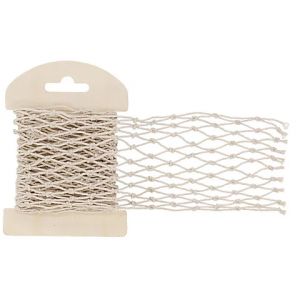 Ruban "filet de p&ecirc;che", naturel, 2 m