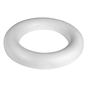 Anneau en polystyrène, avec envers plat, 30 cm Ø.