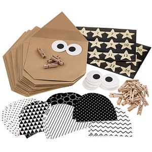Calendrier de l'avent "hiboux", 24 sachets