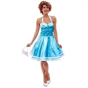 Robe Rock'n'Roll "années 50", turquoise