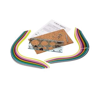 folia Kit créatif "quilling pour débutants - couleurs pastel", 290 pièces