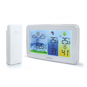 Station météo couleur format paysage rétroéclairé - Avidsen - 107254