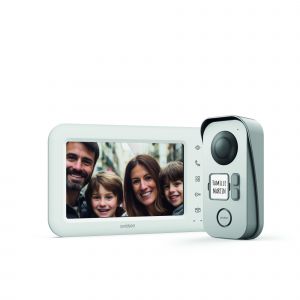 Visiophone filaire - compatible 2 familles avec double commande - Elia 2 Families - Avidsen - 112303