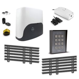 Motorisation connect&eacute;e pour portail coulissant 6m Thomson + digicode