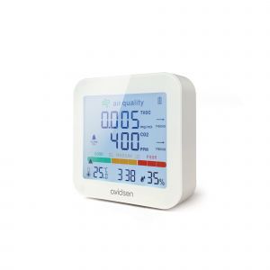Station de mesure qualit&eacute; de l'air int&eacute;rieur CO2 et COV - Avidsen - 107258