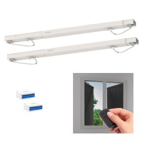 Lot de 2 motorisations connect&eacute;es pour volet battant Avidsen Home Open W