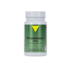 Vitall+ - Pycnogenol 50mg, 30 G&eacute;lules V&eacute;g&eacute;tales - Anti-&acirc;ge