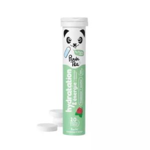 Panda Tea - Hydratation & &Eacute;nergie - Menthe Framboise, 20 Pastilles - Min&eacute;raux & Oligo-&eacute;l&eacute;ments