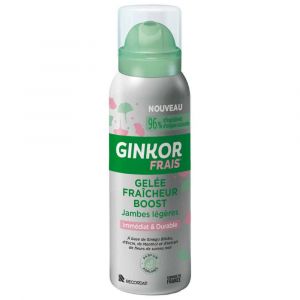 Bouchara-recordati - Ginkor Frais - Gel&eacute;e Fra&icirc;cheur Boost Jambes L&eacute;g&egrave;res, 100ml - Jambes & Contention