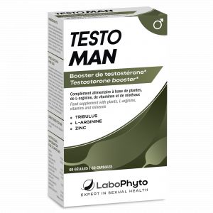 Labophyto - Testoman - Booster De Testost&eacute;rone, 60 G&eacute;lules - Compl&eacute;ments Alimentaires