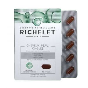 Richelet - Cheveux, Peau, Ongles, 90 Capsules - Cheveux & Ongles