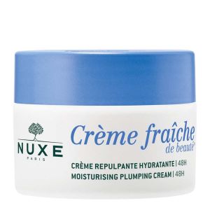 Nuxe - Cr&egrave;me Fra&icirc;che De Beaut&eacute; - Cr&egrave;me Repulpante Hydratante 48h - Visage - Peaux Normales, 50ml - Cr&egrave;me Hydratante Nuit