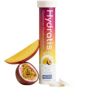 Hydratis - Hydratation - Mangue Passion - 20 Pastilles Effervescentes - Compl&eacute;ments Alimentaires
