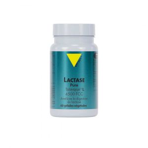 Vitall+ - Lactase Pure Tolerase L, 60 G&eacute;lules V&eacute;g&eacute;tales - Compl&eacute;ments Alimentaires