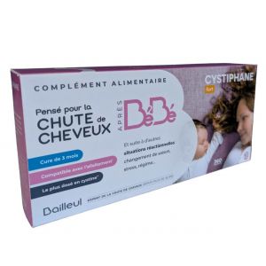 Laboratoires Bailleul - Cystiphane Fort - Apr&egrave;s B&eacute;b&eacute; - Chute De Cheveux Post-partum, 3x120 Comprim&eacute;s - Cheveux & Ongles