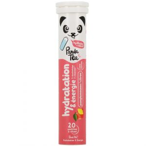 Panda Tea - Hydratation & &Eacute;nergie - Pamplemousse Citron, 20 Pastilles - Min&eacute;raux & Oligo-&eacute;l&eacute;ments