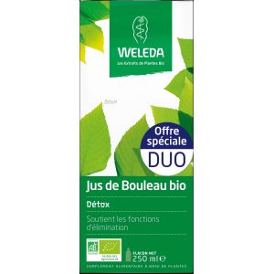 Weleda - Bouleau - Jus De Bouleau D&eacute;toxifiant Bio, 2x200ml - Compl&eacute;ments Alimentaires