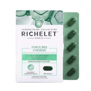 Richelet - Force Des Cheveux, 90 Capsules - Cheveux & Ongles
