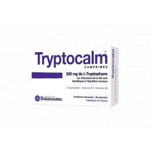Dissolvurol - Tryptocalm 500mg, 30 Comprim&eacute;s - Compl&eacute;ments Alimentaires