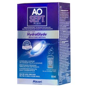 Alcon - Hydraglyde Moisture Matrix - Solution Oxydante Nettoyante Et Décontaminante, 90ml - Entretien Lentilles De Contact