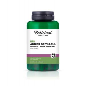 Boticinal Laboratoire - Aubier De Tilleul Bio, 200 G&eacute;lules V&eacute;g&eacute;tales - Compl&eacute;ments Alimentaires