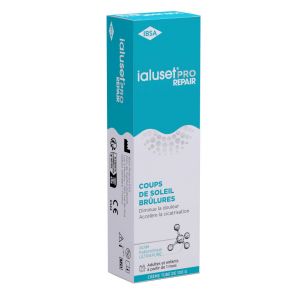 Ibsa Pharma - Ialuset Pro Repair - Coups De Soleil Br&ucirc;lures, Cr&egrave;me Tube De 100g - Produits Cicatrisants