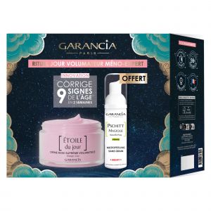 Garancia - Coffret - Rituel Jour Volumateur Méno-expert - Etoile Du Jour Crème Rose Suprême Volumatrice 40ml + Pschitt Magique Visage 30ml Offert - Crème De Jour Anti-âge